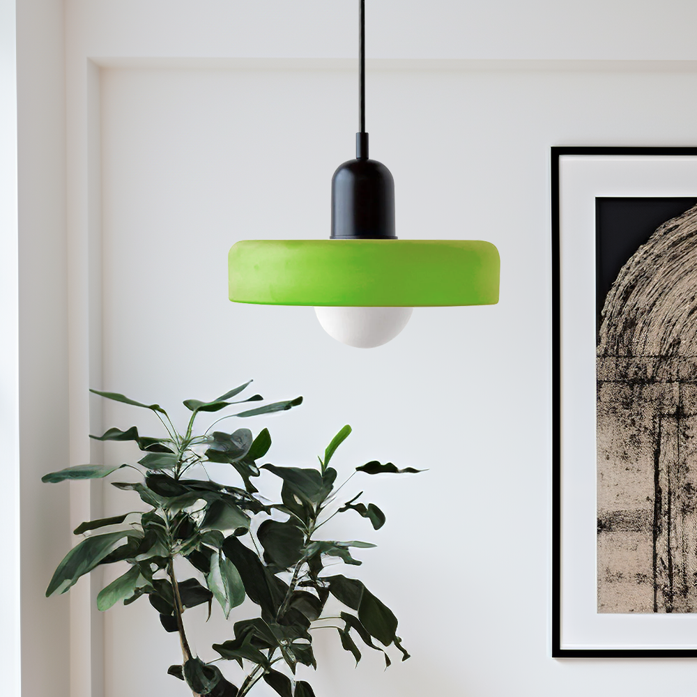 Lámpara colgante decorativa moderna de colores para techo