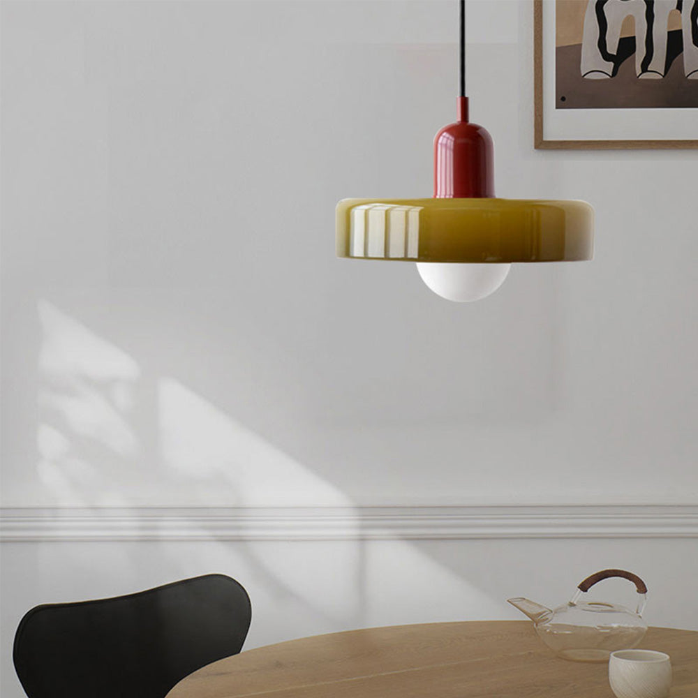 Lámpara colgante decorativa moderna de colores para techo