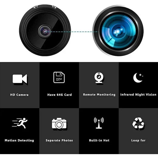 Mini Wireless Magnetic Camera with Audio and Video Live Feed - product image 4