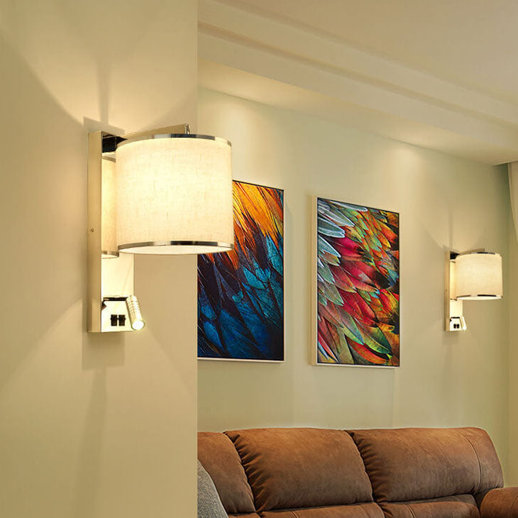 Lámparas de pared modernas doradas para dormitorios y salas de estar