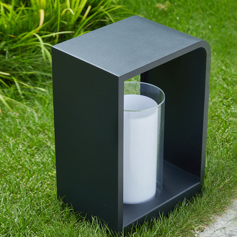 Luz LED cuadrada para exteriores Iluminación moderna para jardín y patio