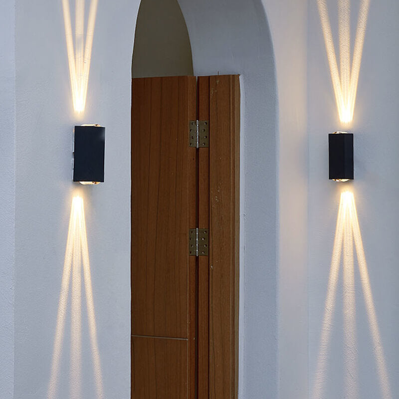 Luz de pared LED impermeable para exteriores, moderna, para patio y jardín.