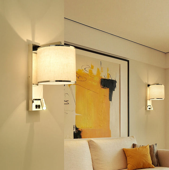 Lámparas de pared modernas doradas para dormitorios y salas de estar