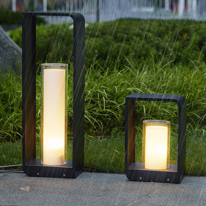 Luz moderna para senderos y jardines exteriores