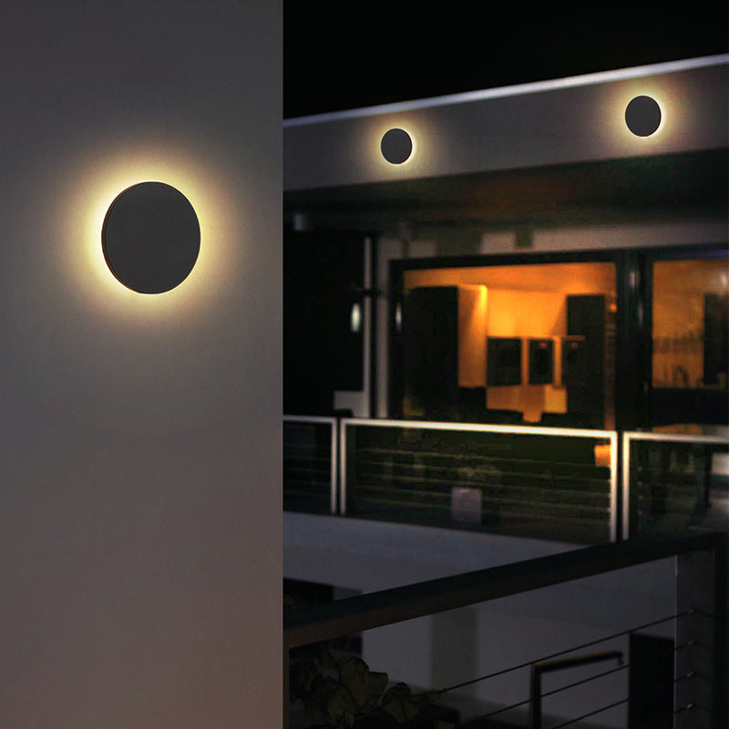 Luz de pared exterior LED con iluminación hacia arriba y hacia abajo