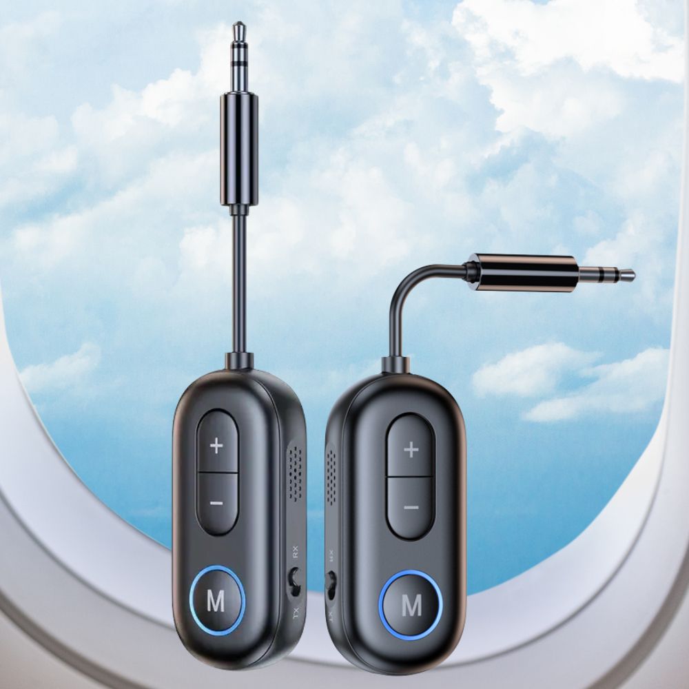Wireless Bluetooth 5.4 Audio Transmitter Receiver Airplane Adapter with Mic - product image 6