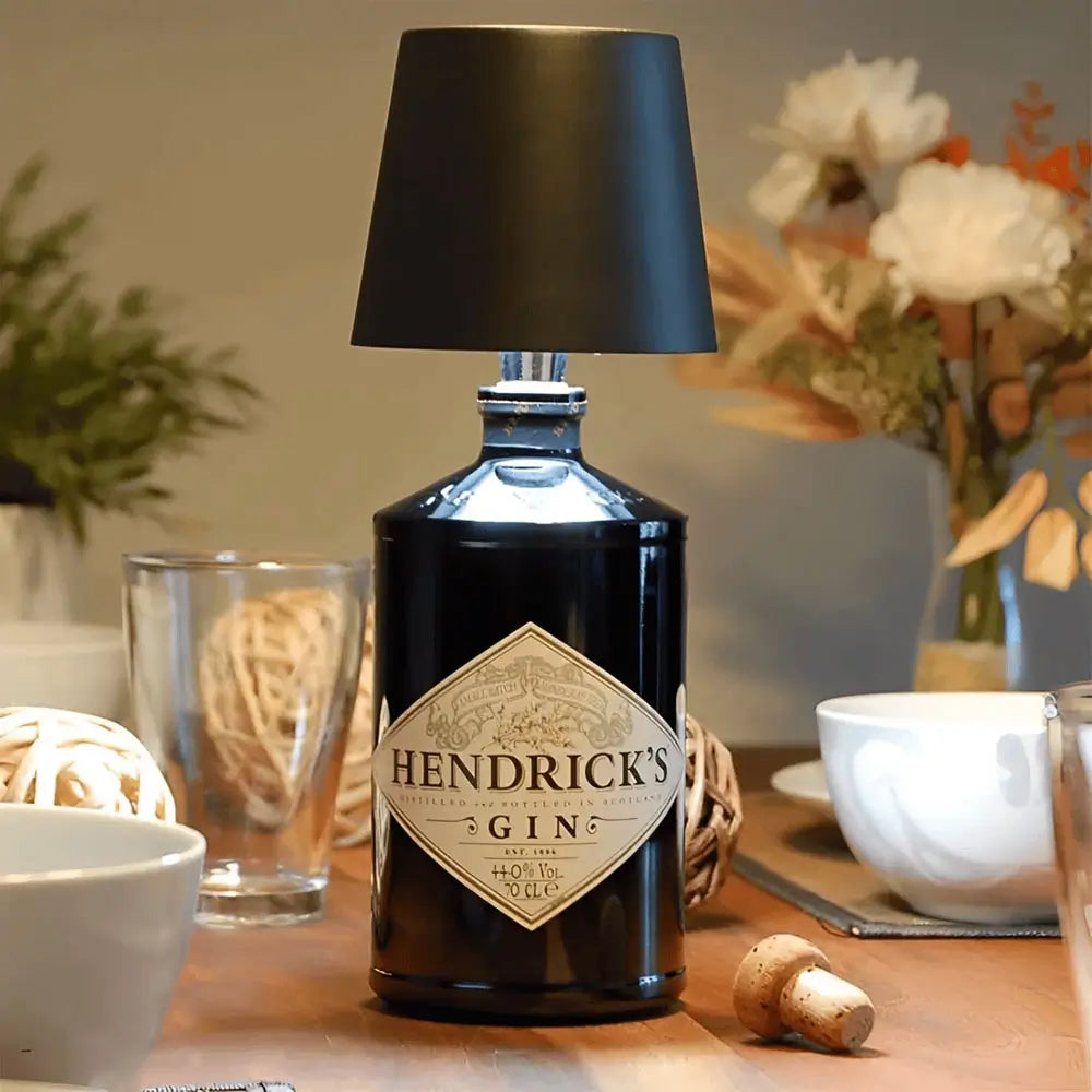 Lámpara de Botella con Convertidor Recargable LED