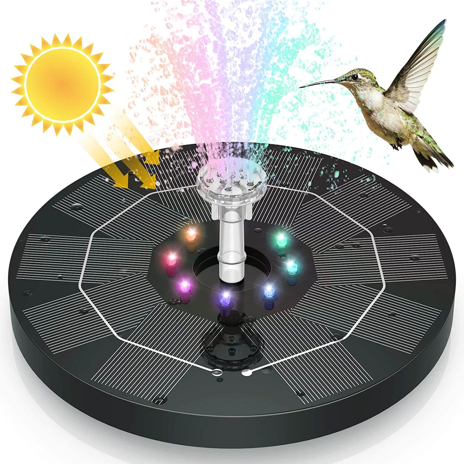 LED Solar Energy Fountain - product detail 6