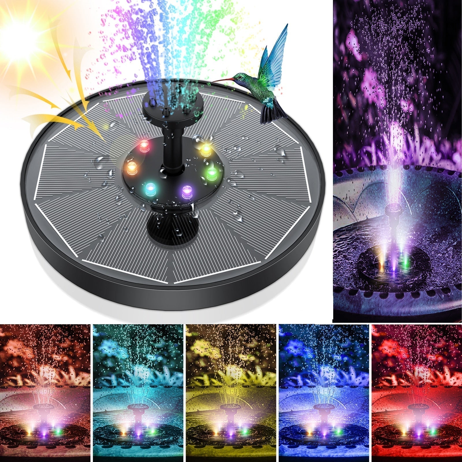 LED Solar Energy Fountain - product detail 8