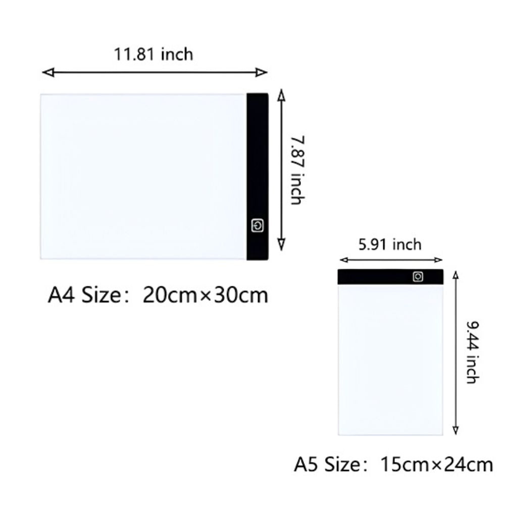 A4 A5 Ultra-Thin LED Drawing Tablet for Tracing & Sketching - product image 2
