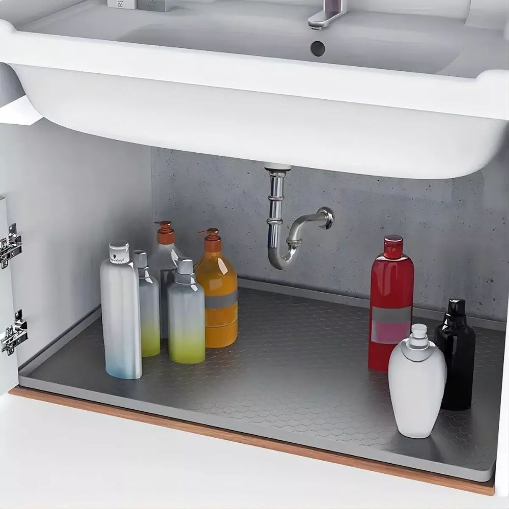 Large Under Kitchen Sink Mat Silicone Protective Liner - product image 9