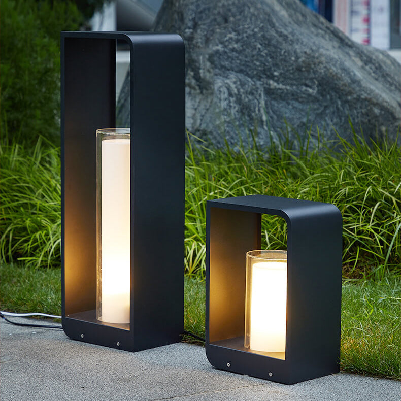 Luz moderna para senderos y jardines exteriores