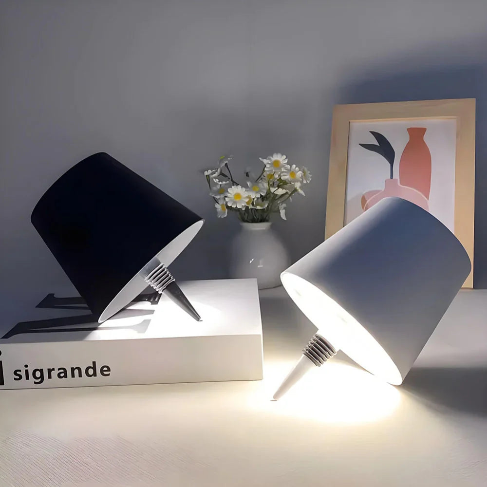 Lámpara de Botella con Convertidor Recargable LED