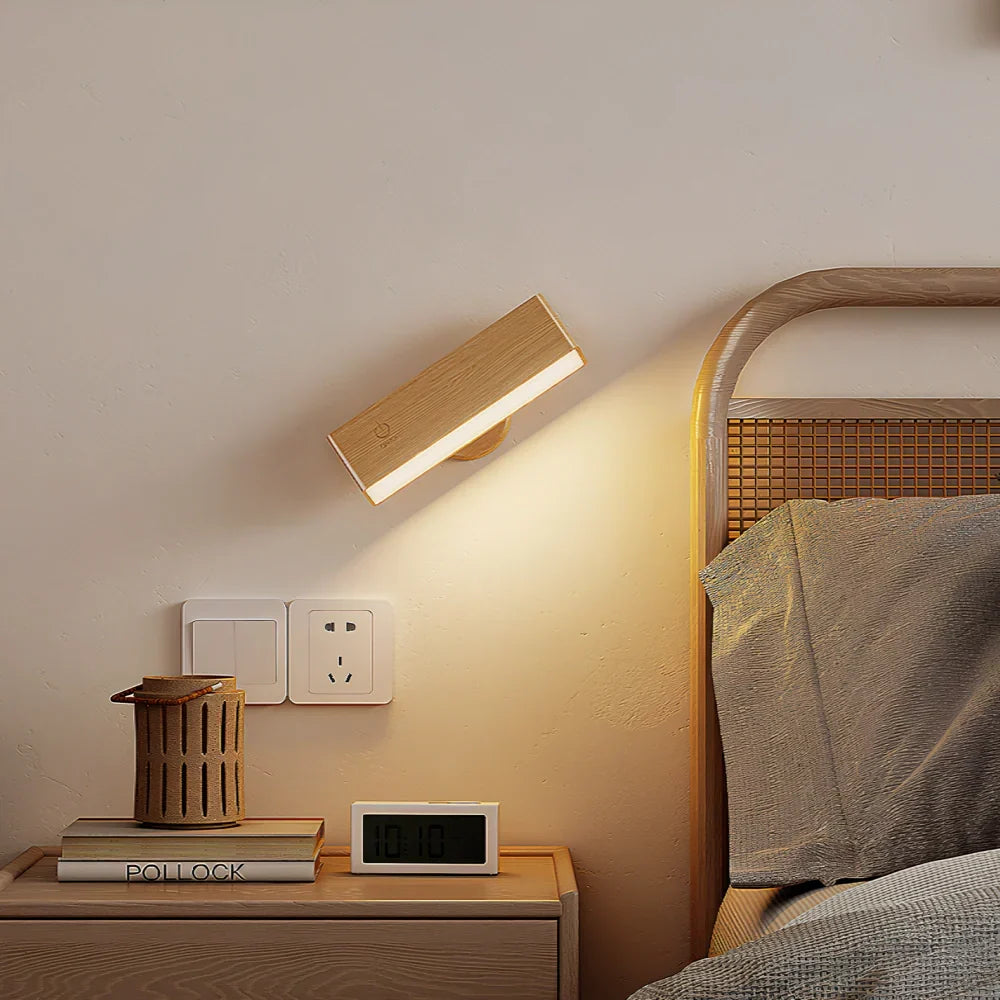 Luces de pared magnéticas con rotación de 360°