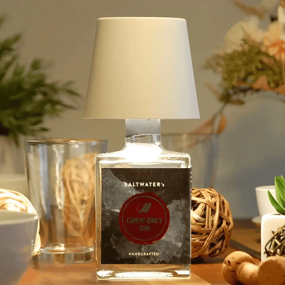 Lámpara de Botella con Convertidor Recargable LED