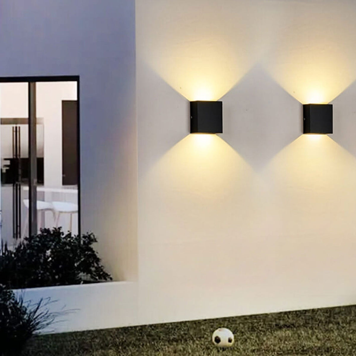 Luz de Pared con Sensor de Movimiento Ajustable Iluminación LED para Exterior