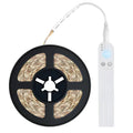 Tira de luz LED flexible, impermeable y controlada por sensor