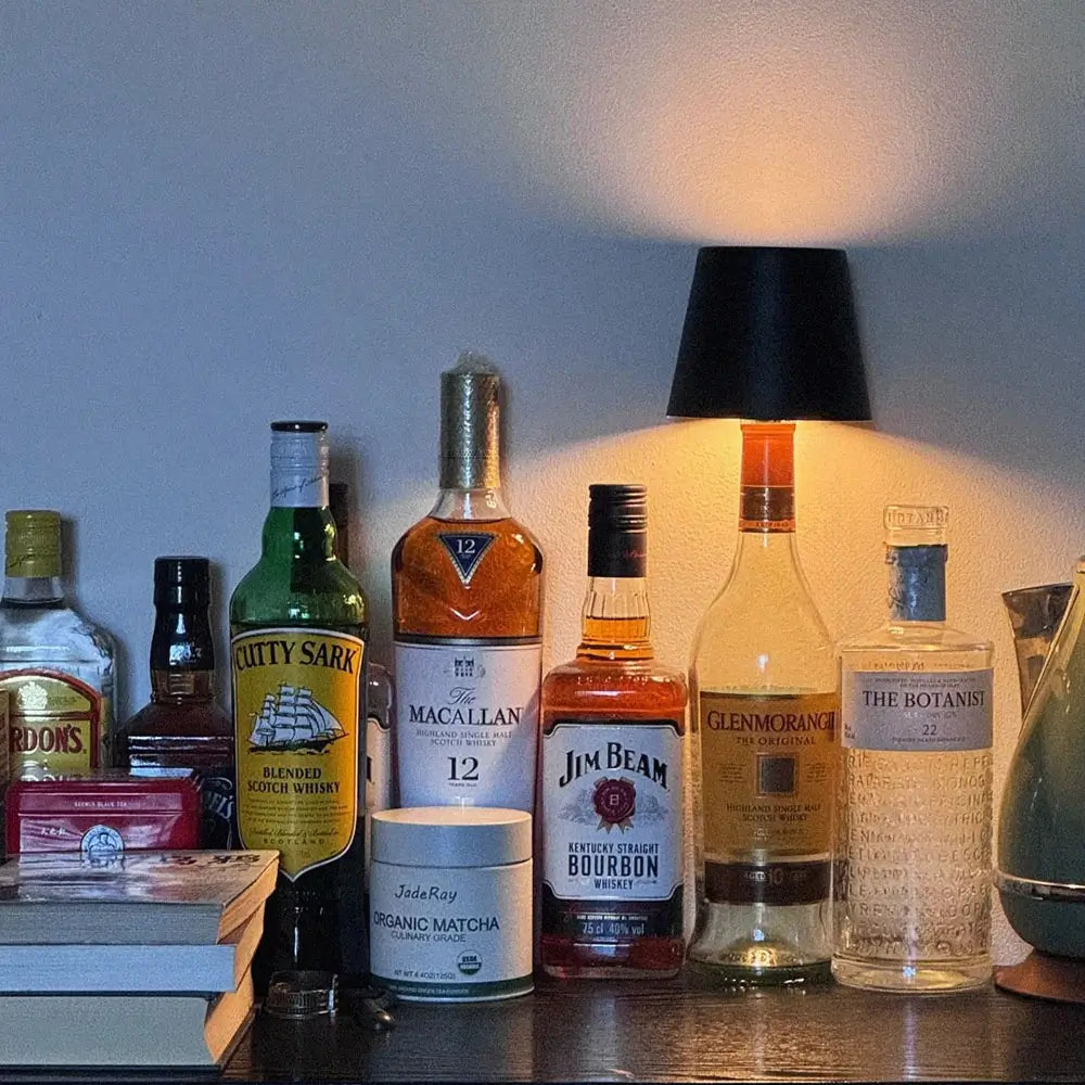 Lámpara de Botella con Convertidor Recargable LED