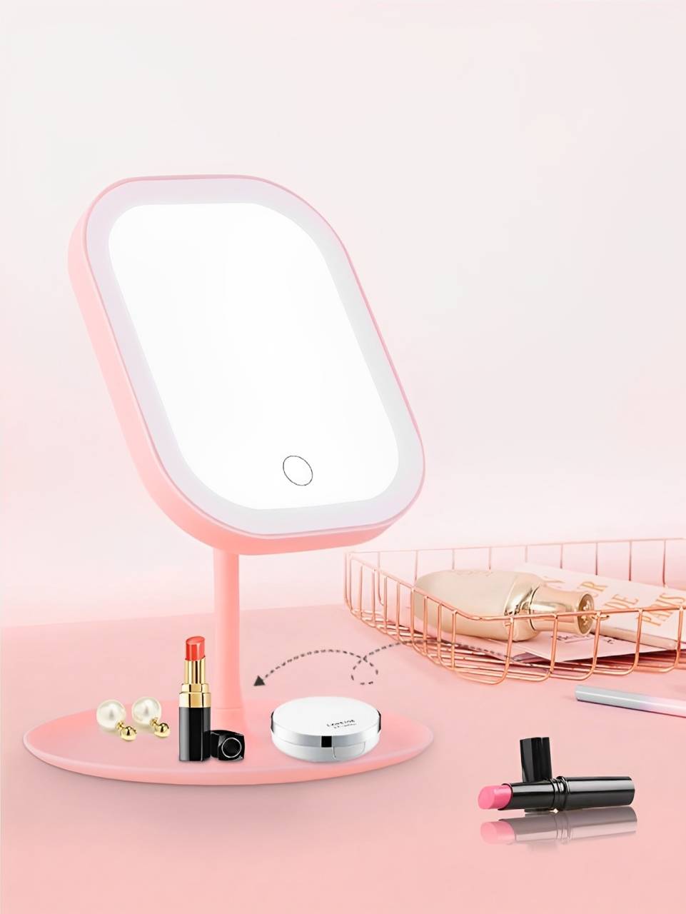 Portable Makeup Mirror with Lights - product image 2