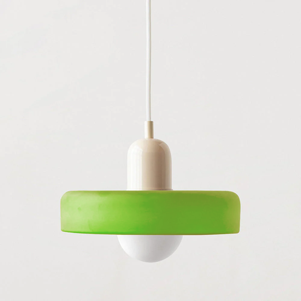 Lámpara colgante decorativa moderna de colores para techo