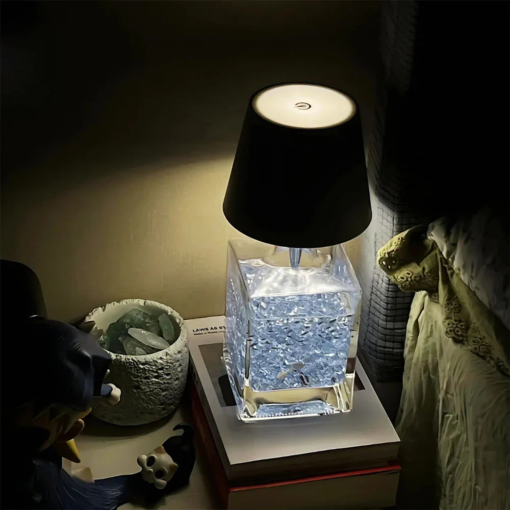 Lámpara de Botella con Convertidor Recargable LED