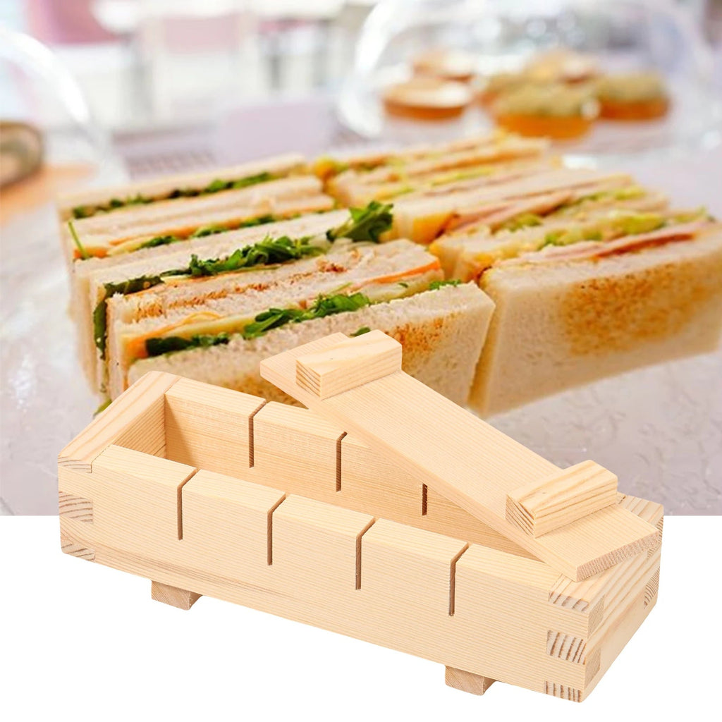 NOMOVA Wooden Sushi Maker Press Mold for Sushi & Kimbap
