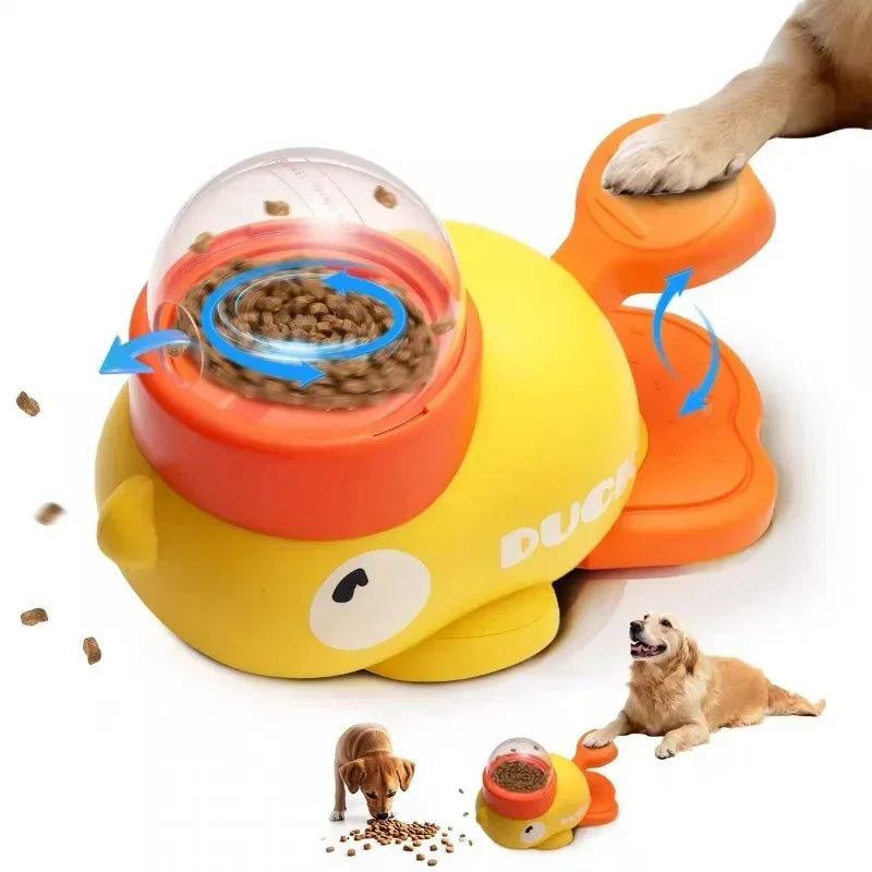 NOMOVA Interactive Cartoon Duck Dog Puzzle Feeder