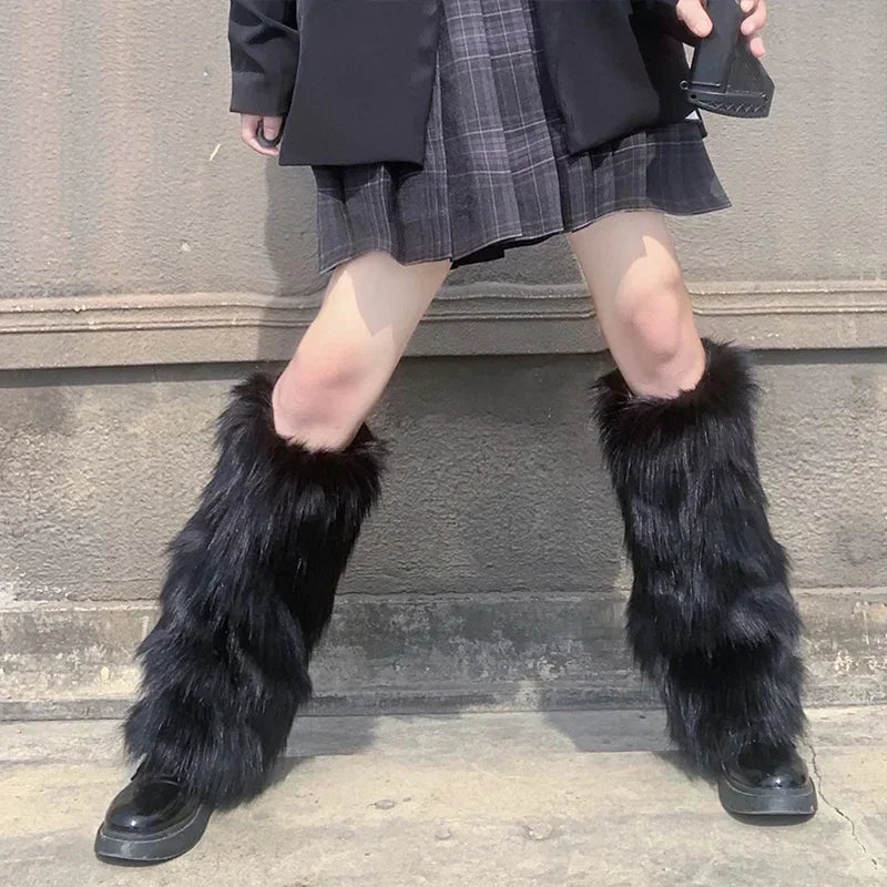 NOMOVA Winter Faux Fur Leg Warmer Boots Cover