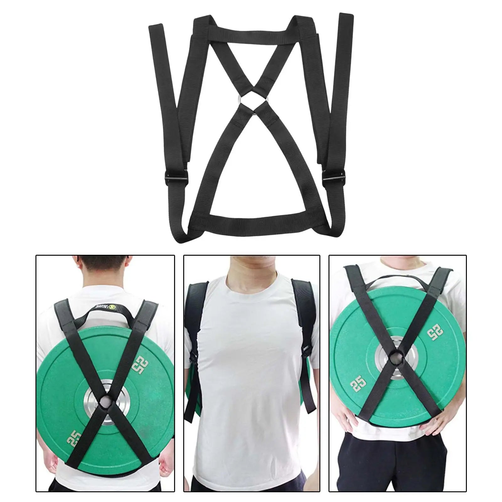 Adjustable Weighted Training Vest for Barbell Plates - product detail 4