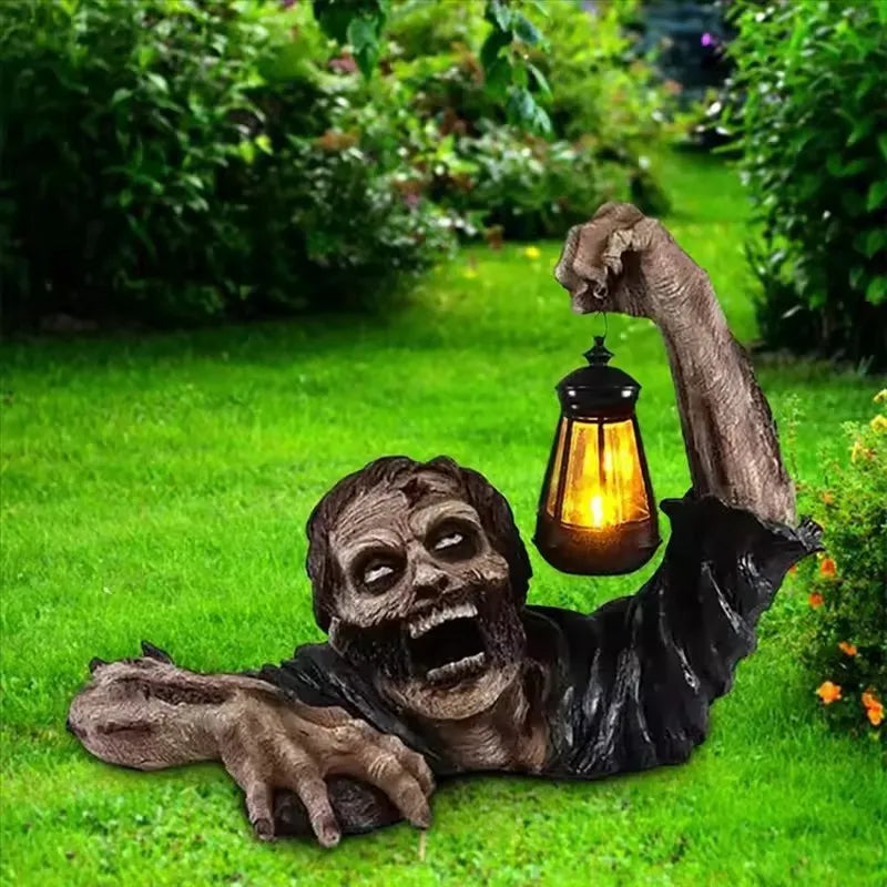 NOMOVA Scary Zombie Outdoor Halloween Decor with LED Light
