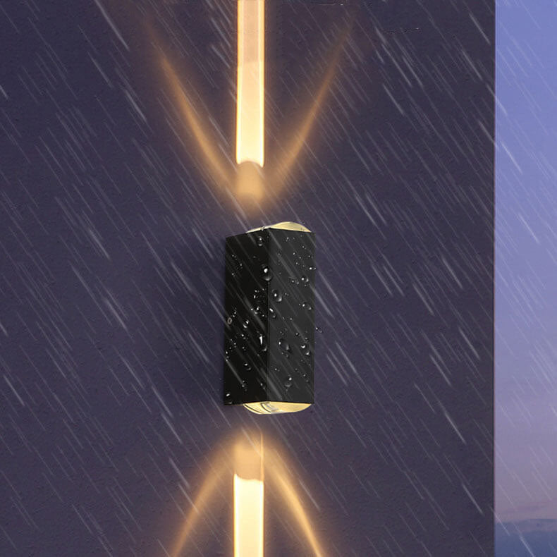 Luz de pared LED impermeable para exteriores, moderna, para patio y jardín.