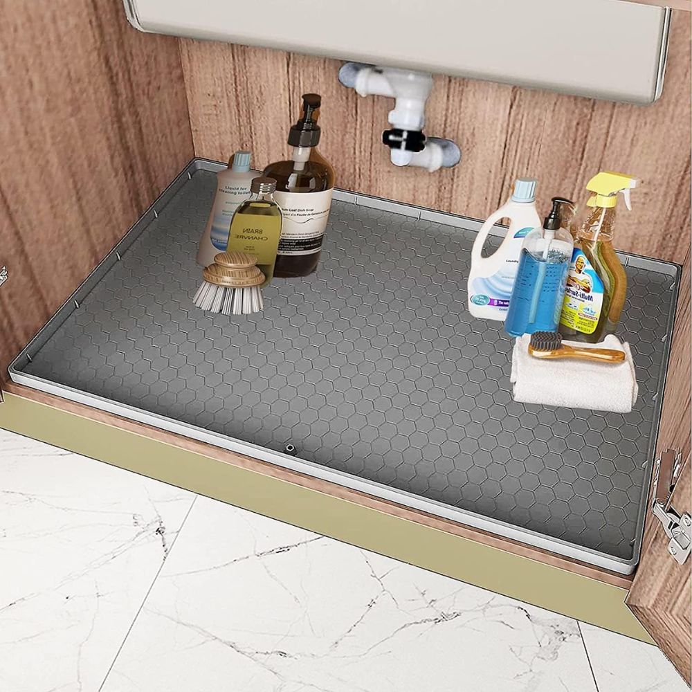 Large Under Kitchen Sink Mat Silicone Protective Liner - product image 3