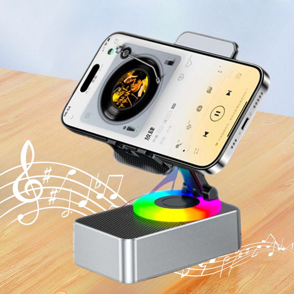 NOMOVA 4-in-1 Phone Stand with Bluetooth Speaker