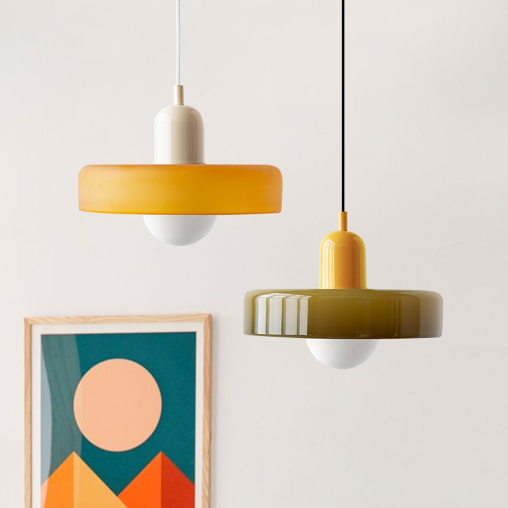 Lámpara colgante decorativa moderna de colores para techo