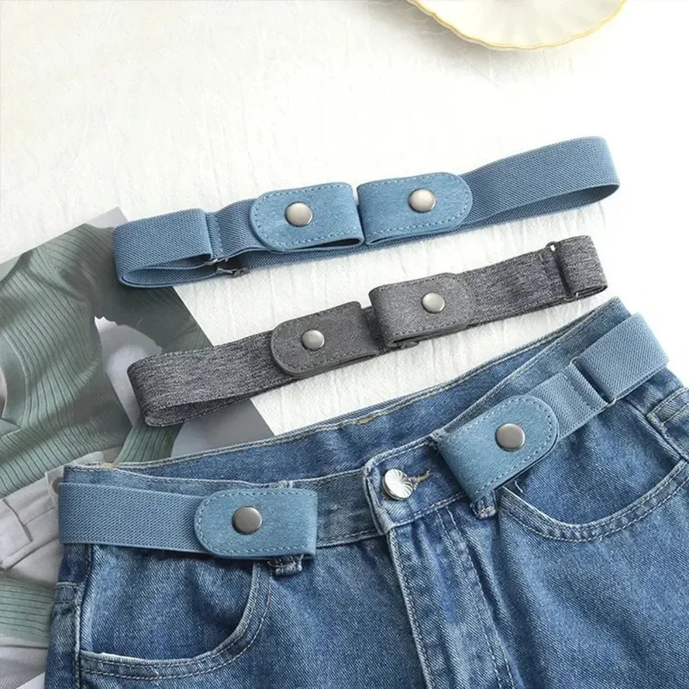 Adjustable Elastic Invisible No Buckle Belt - product detail 2
