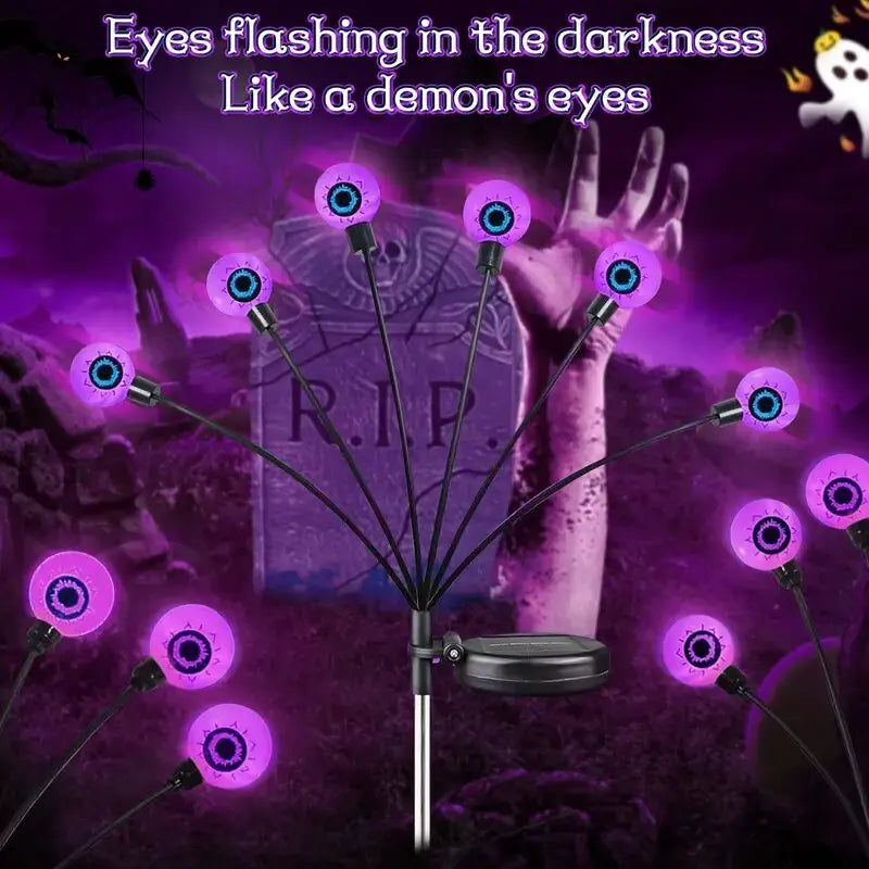 Lighted Halloween Eyeball Props Solar Garden Lights - product detail 6