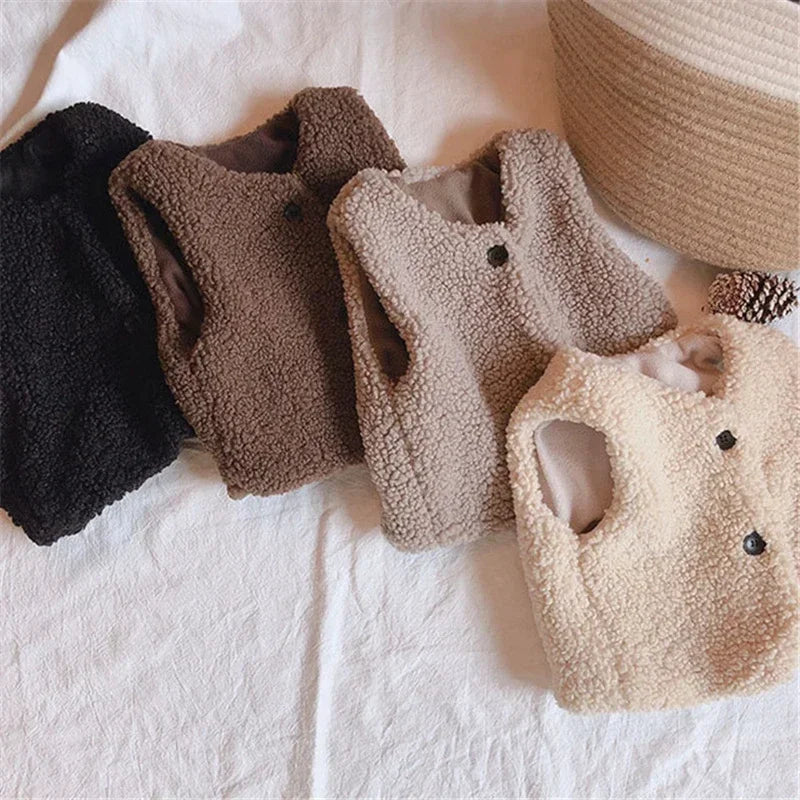 NOMOVA Kids Lamb Wool Winter Waist Coat