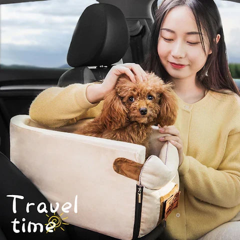 Pet Armrest Safety Seat - Pet Car Seat Travel Bag Suitable for Small Dogs and Cats - product image 7