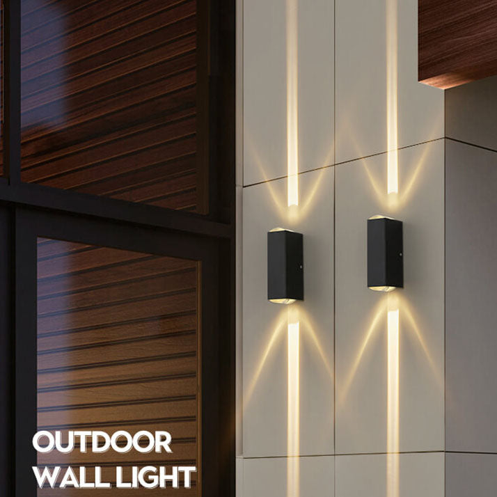 Luz de pared LED impermeable para exteriores, moderna, para patio y jardín.