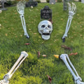 NOMOVA Spooky Skeleton Yard Decoration with Realistic Bones