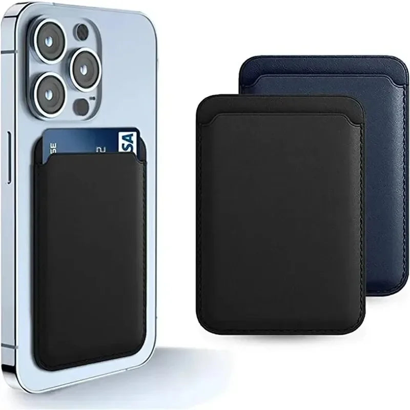 NOMOVA Magnetic Leather Card Holder Wallet for iPhone