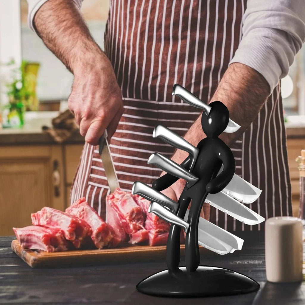 NOMOVA Creative Humanoid Kitchen Knife Holder Set