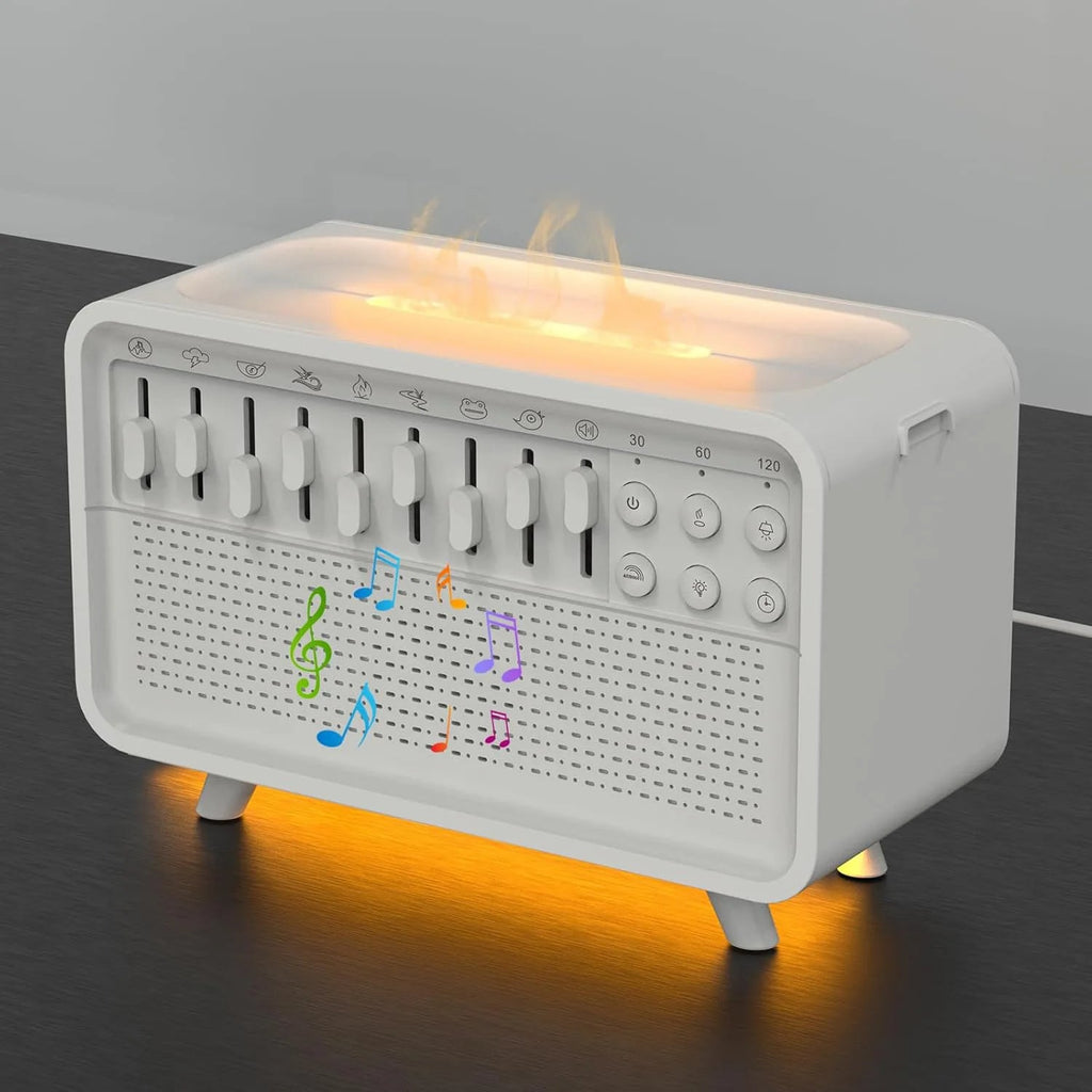 NOMOVA White Noise Machine with Humidifier and Night Light