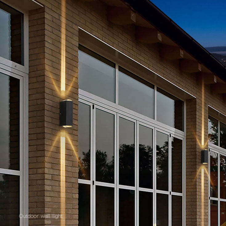 Luz de pared LED impermeable para exteriores, moderna, para patio y jardín.