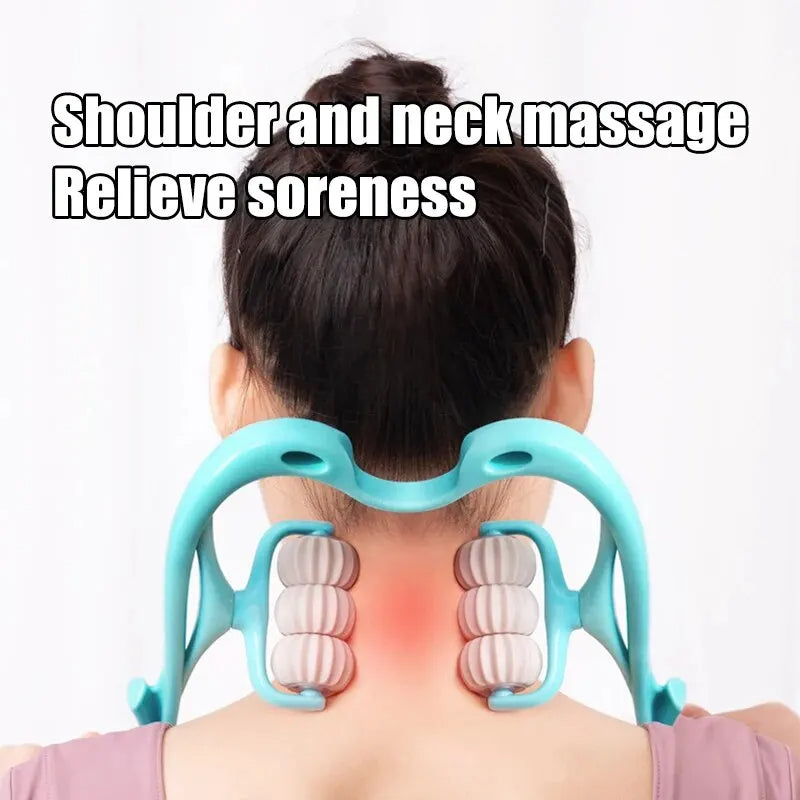 Manual Neck and Shoulder Massager with Kneading Rollers - product detail 4