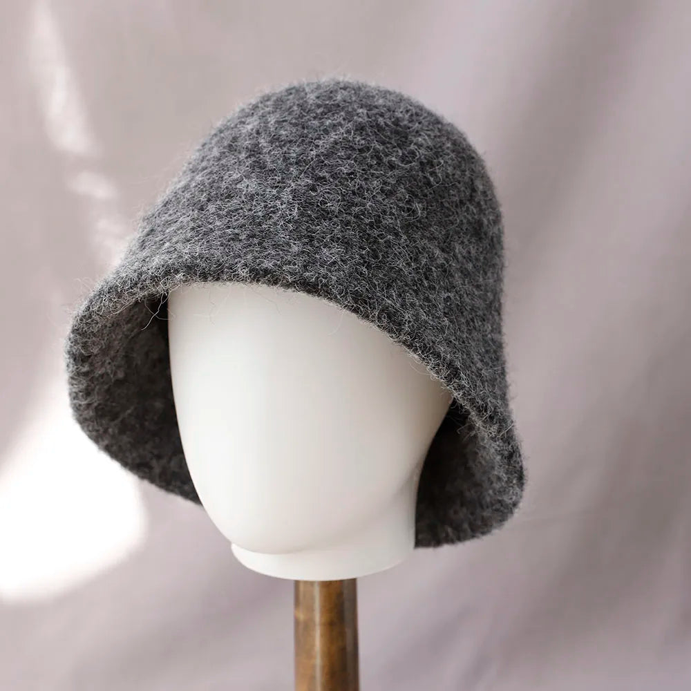NOMOVA Women's Winter Wool Bucket Hat
