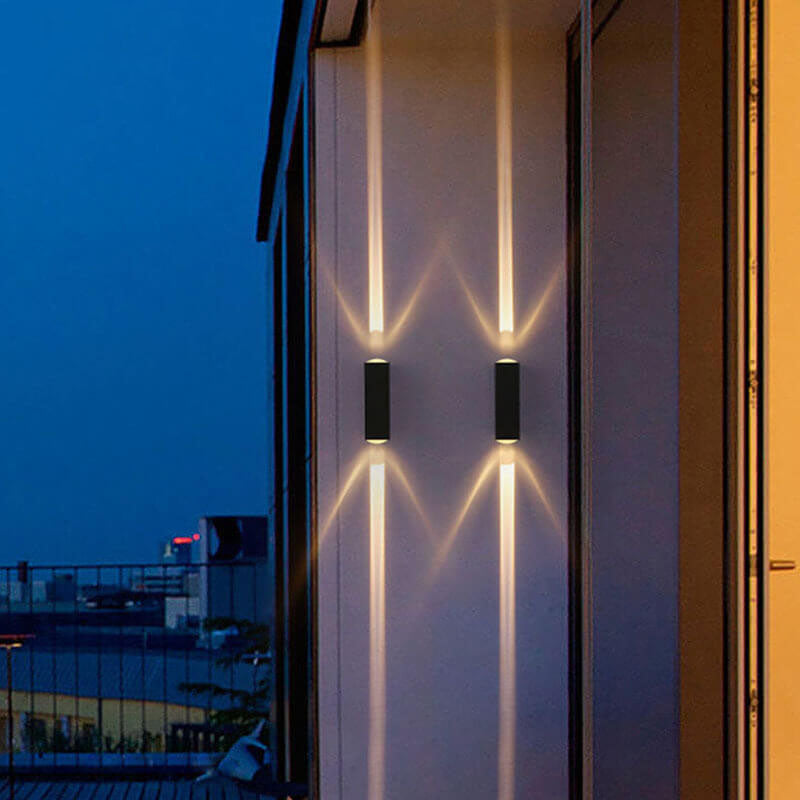 Luz de pared LED impermeable para exteriores, moderna, para patio y jardín.