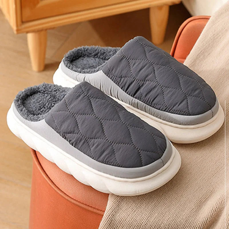 NOMOVA Waterproof Warm Winter Slippers for Men