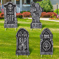 NOMOVA Halloween Tombstone Gravestones with Stakes