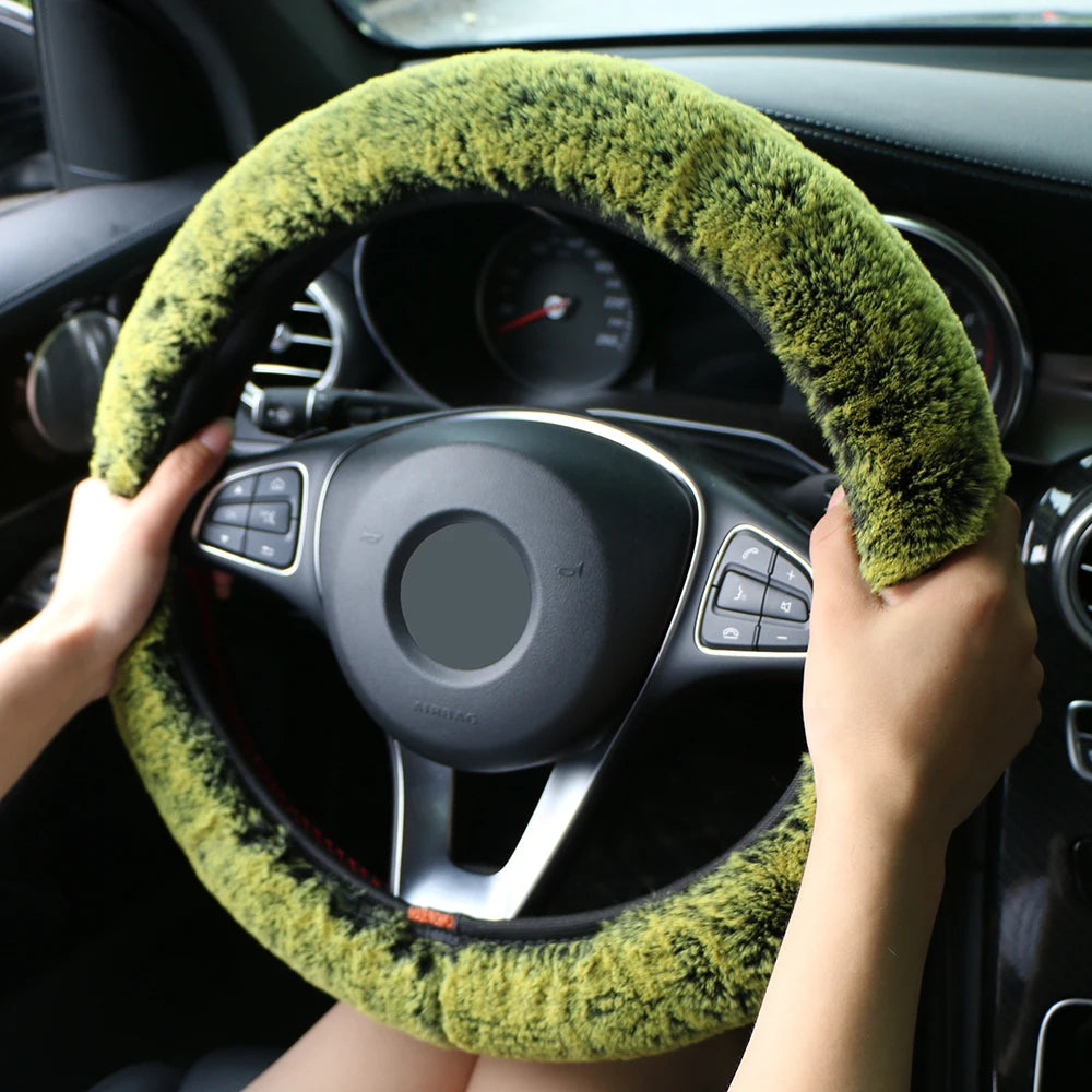 NOMOVA Plush Winter Car Steering Wheel Cover